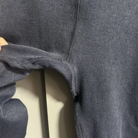 Spiritual Gangster Metta Ribbed Compression Ankle Leggings Blue Size X-Small - Picture 3 of 7